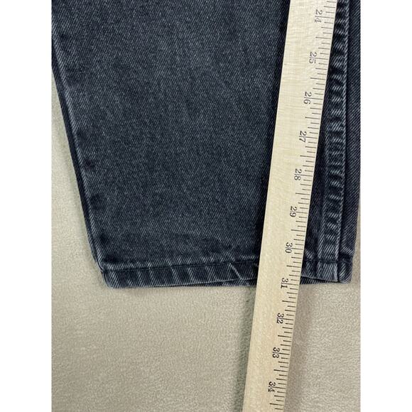Levis 550 Jeans Mens 34x32 Black Vintage Orang Tag Relaxed Fit Tapered Leg Y2K - Picture 8 of 13